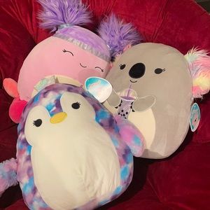3 Squishmallows Jeanne Doxana Louisa NWT.  Nonsmoking home and FREE shipping